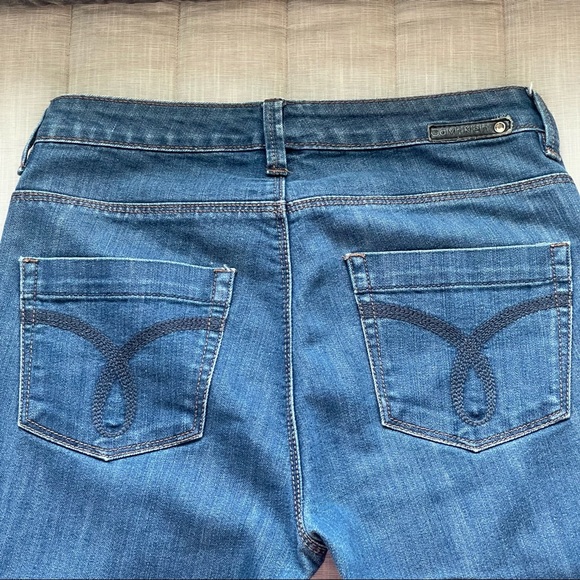 Calvin Klein Stretch Flare Mid Rise Jeans Size: 27/4 - Picture 6 of 16